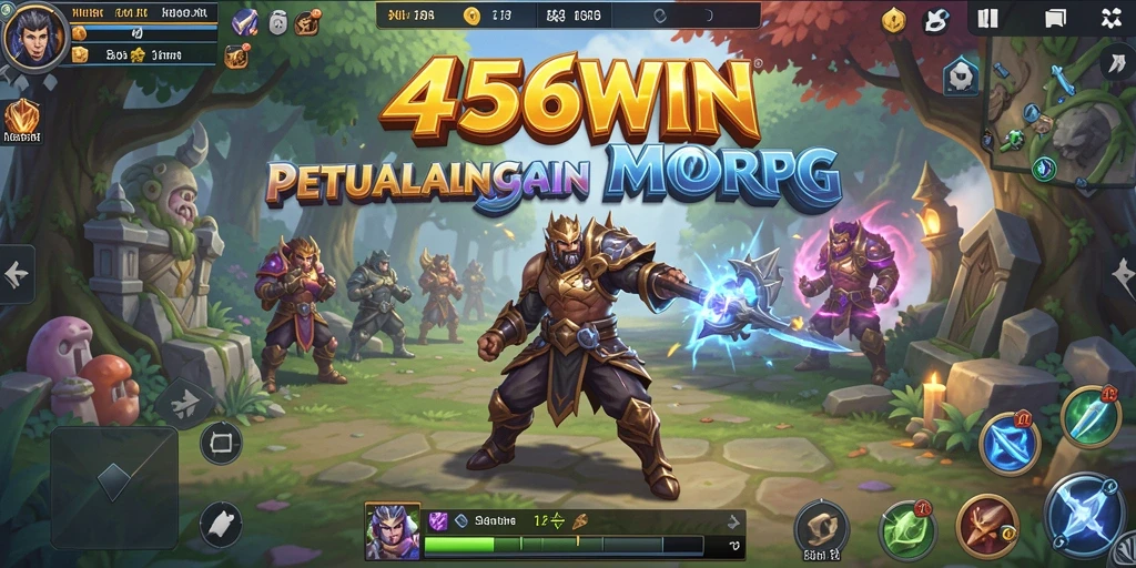 Screenshot gameplay 456WIN menampilkan petualangan epik dalam dunia MMORPG.