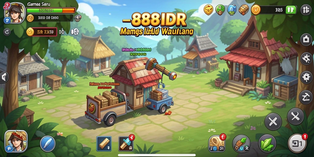 Tampilan gameplay <strong>888IDR</strong> yang menakjubkan dan penuh aksi.
