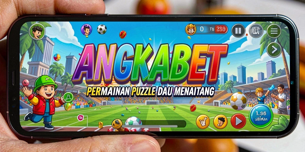 Screenshot gameplay puzzle yang seru dan menantang di ANGKABET.