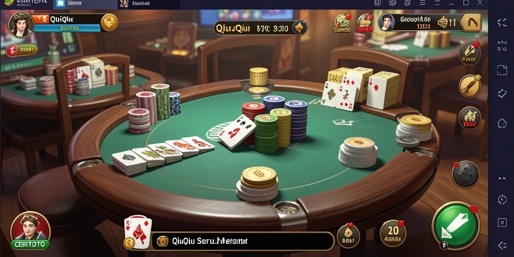 Tampilan gameplay seru dalam CERITOTO QiuQiu.
