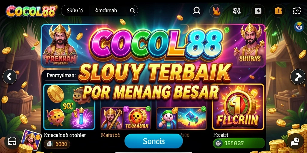 Tampilan gameplay COCOL88 yang menarik dan seru.