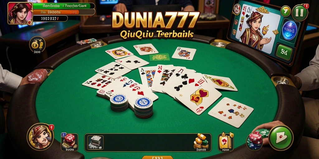 Gameplay menarik QiuQiu di DUNIA777 dengan teman-teman.