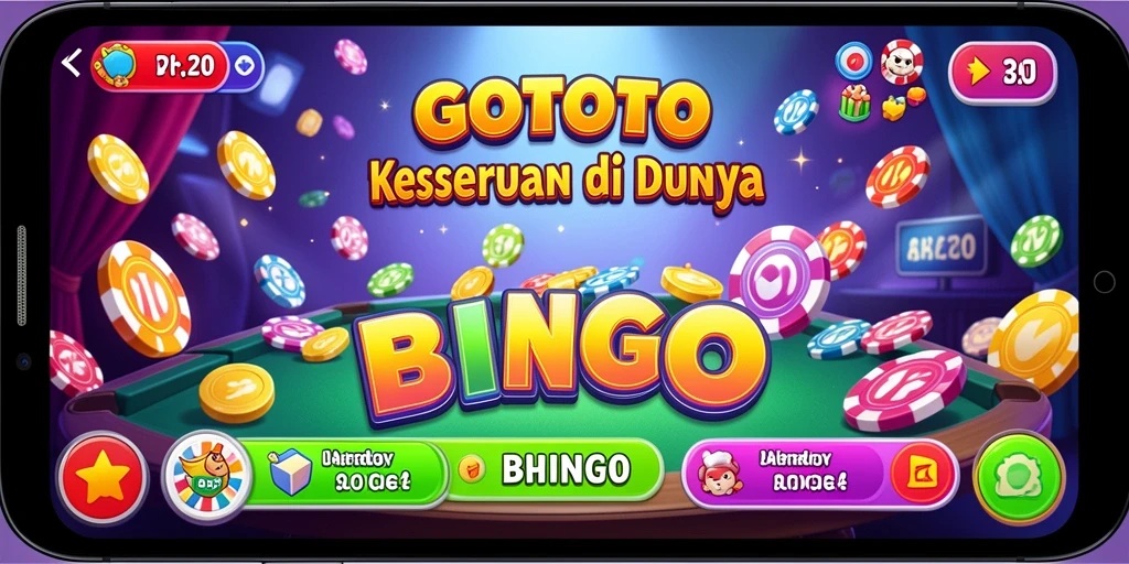 Tangkapan layar gameplay Bingo GOTOTO yang menampilkan pengalaman bermain yang seru.