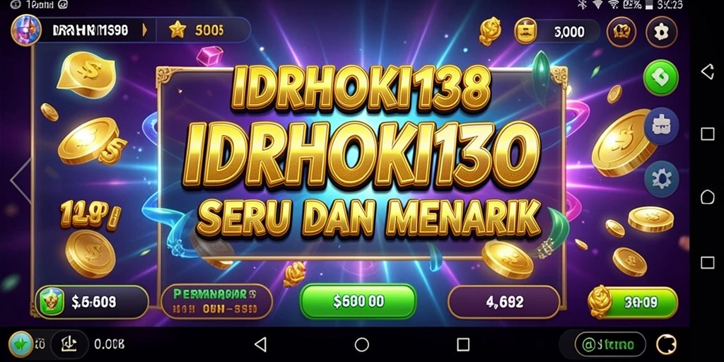 Tampilan gameplay menarik dari permainan Slot IDRHOKI138.