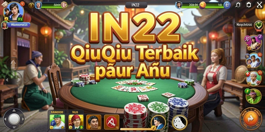 Tampilan gameplay QiuQiu yang seru dan interaktif.