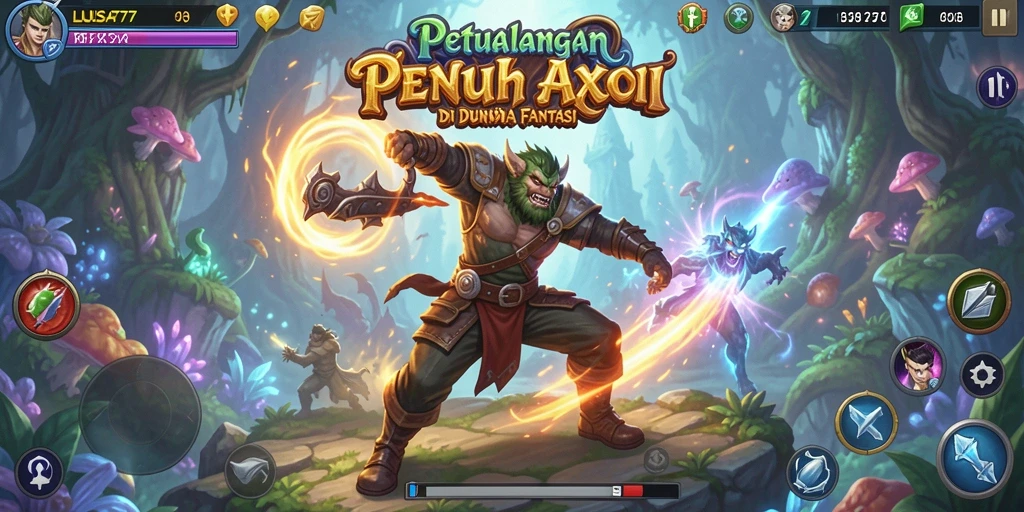 Tampilan gameplay seru dan dramatis dalam LUSA777.