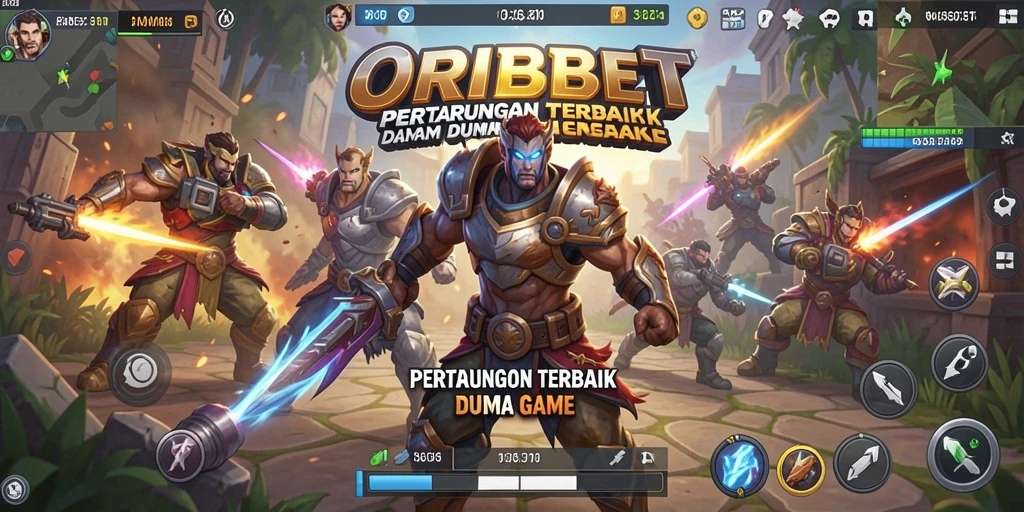 Gameplay seru ORIBET dengan aksi pertarungan mendebarkan.