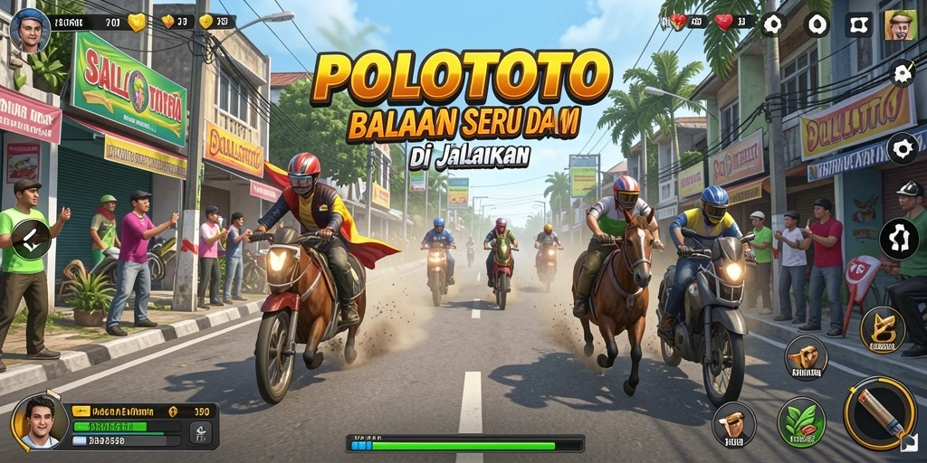 Tampilan menakjubkan dari balapan seru di POLOTOTO.