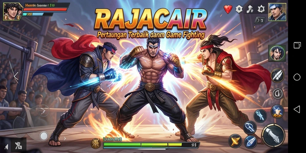 Tampilan gameplay RAJACAIR yang intens dan mendebarkan.