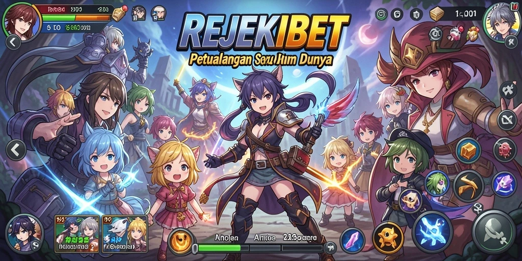 Gameplay seru dengan karakter anime yang ikonik.