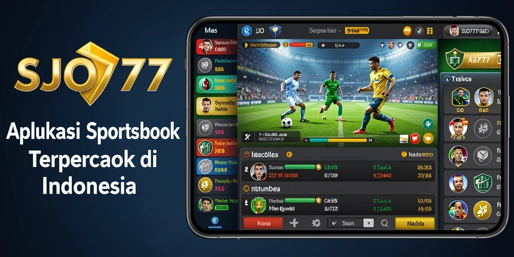 Screenshot utama SJO777 menampilkan antarmuka taruhan olahraga yang menarik.