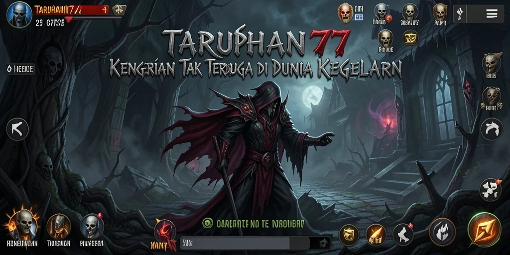 Tangkapan layar dari gameplay menyeramkan TARUHAN77 yang memacu adrenalin.
