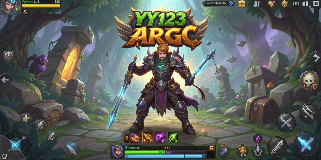 Tampilan menarik dari gameplay ARPG YY123 dengan aksi seru.